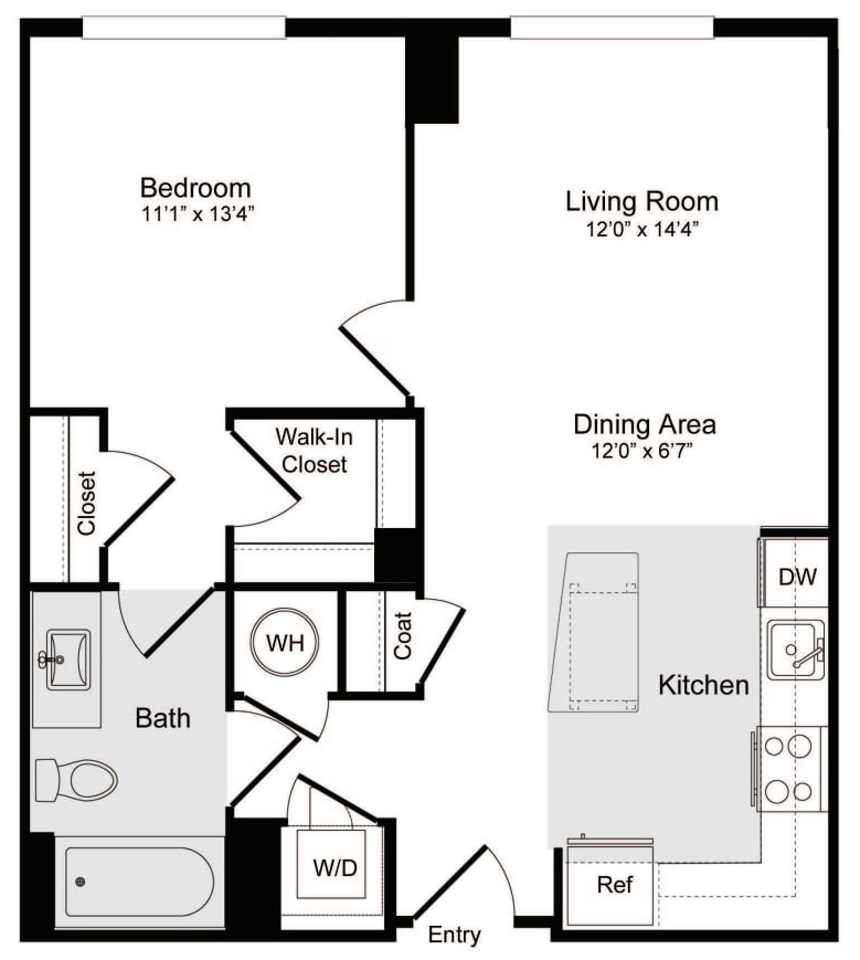 A-1b floorplan
