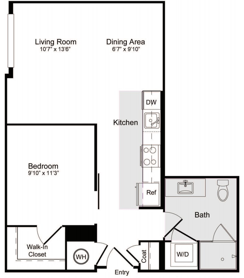 E-4 Type A Junior floorplan