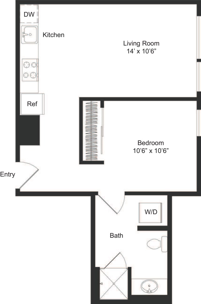 One Bedroom C4