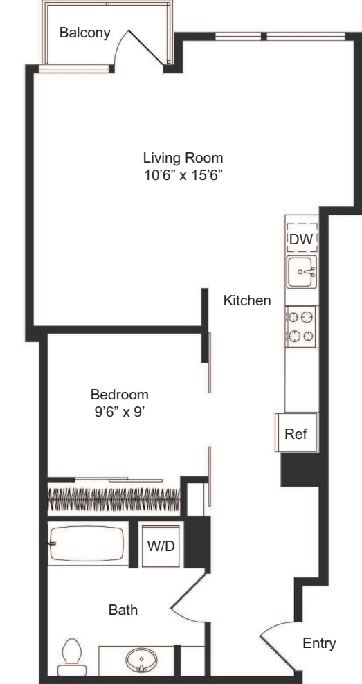 One Bedroom C2