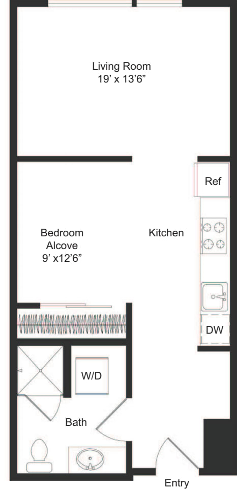 Studio + Alcove A1.2