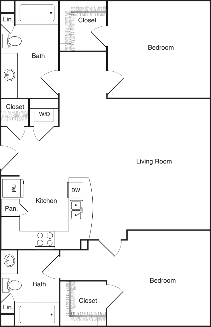 Two Bedroom - A