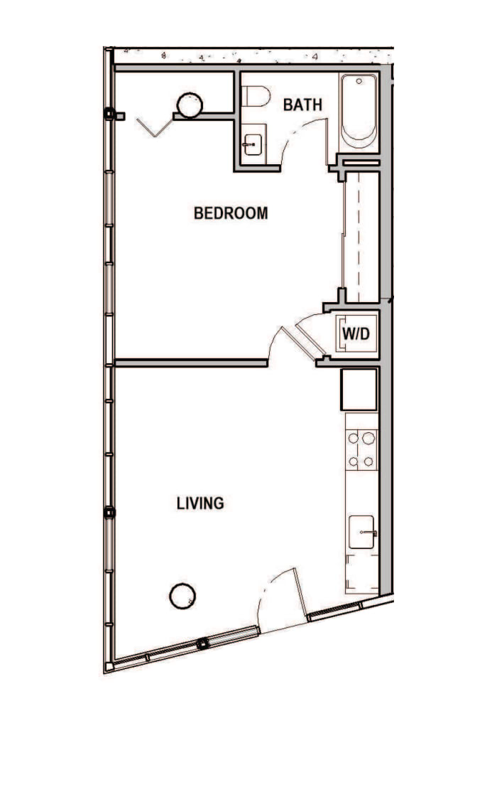 One Bedroom - ADU - A floorplan
