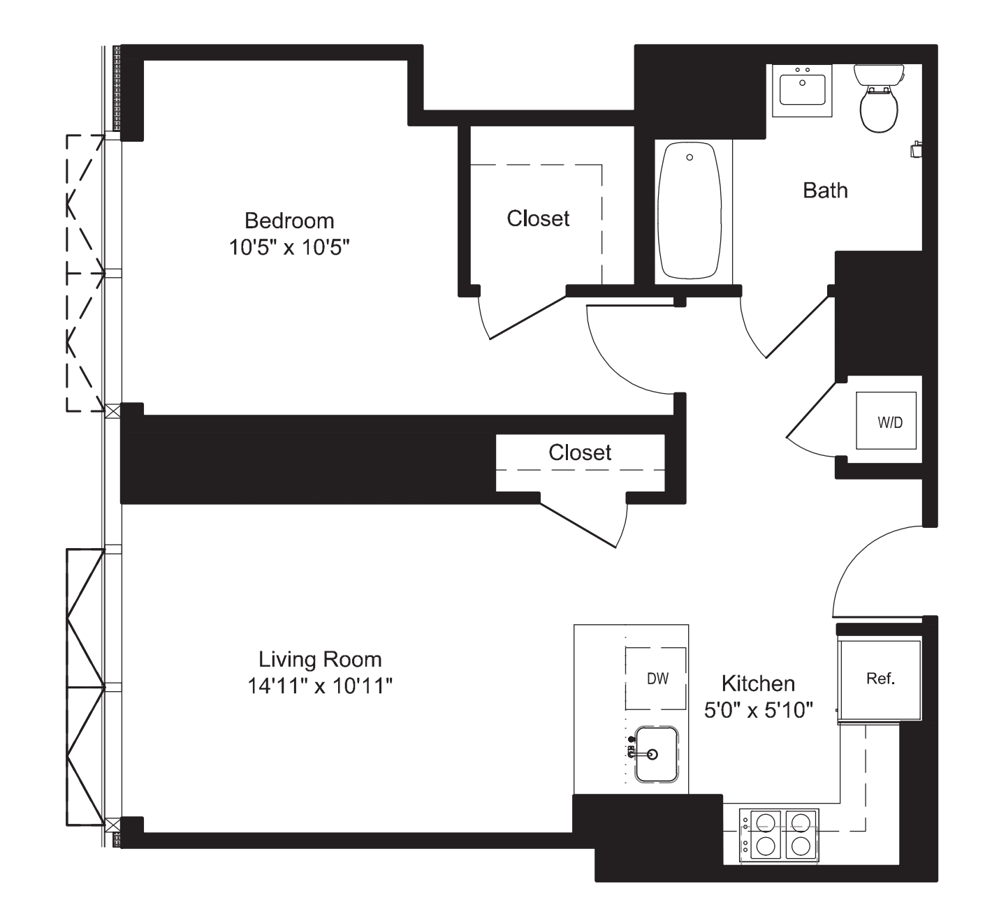 One Bedroom A 20-22