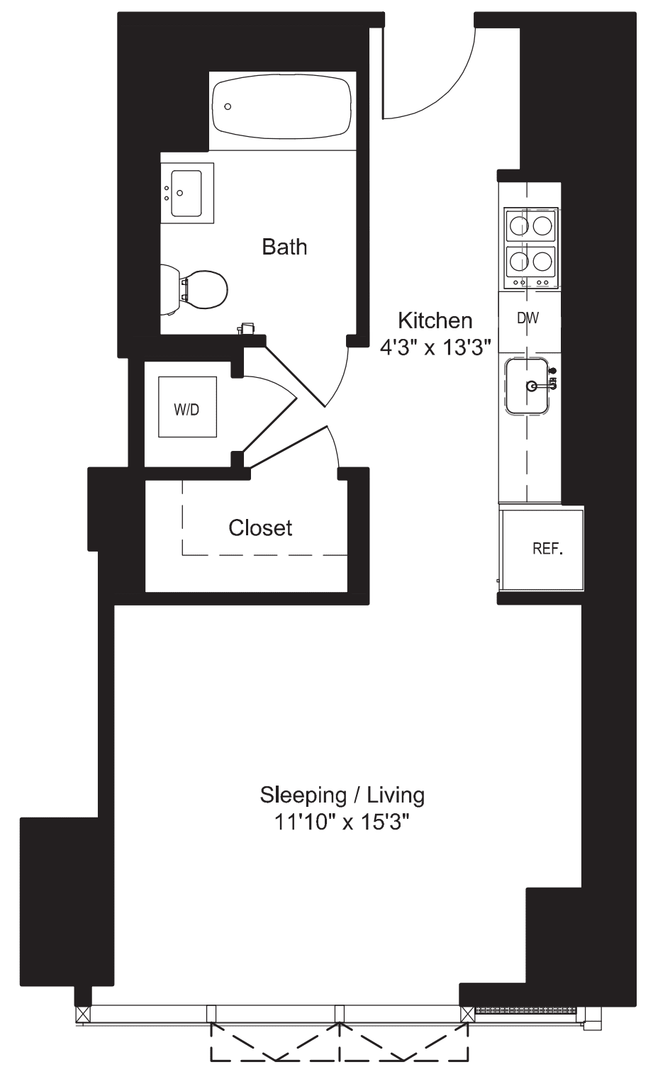 Studio O 3-6 floorplan