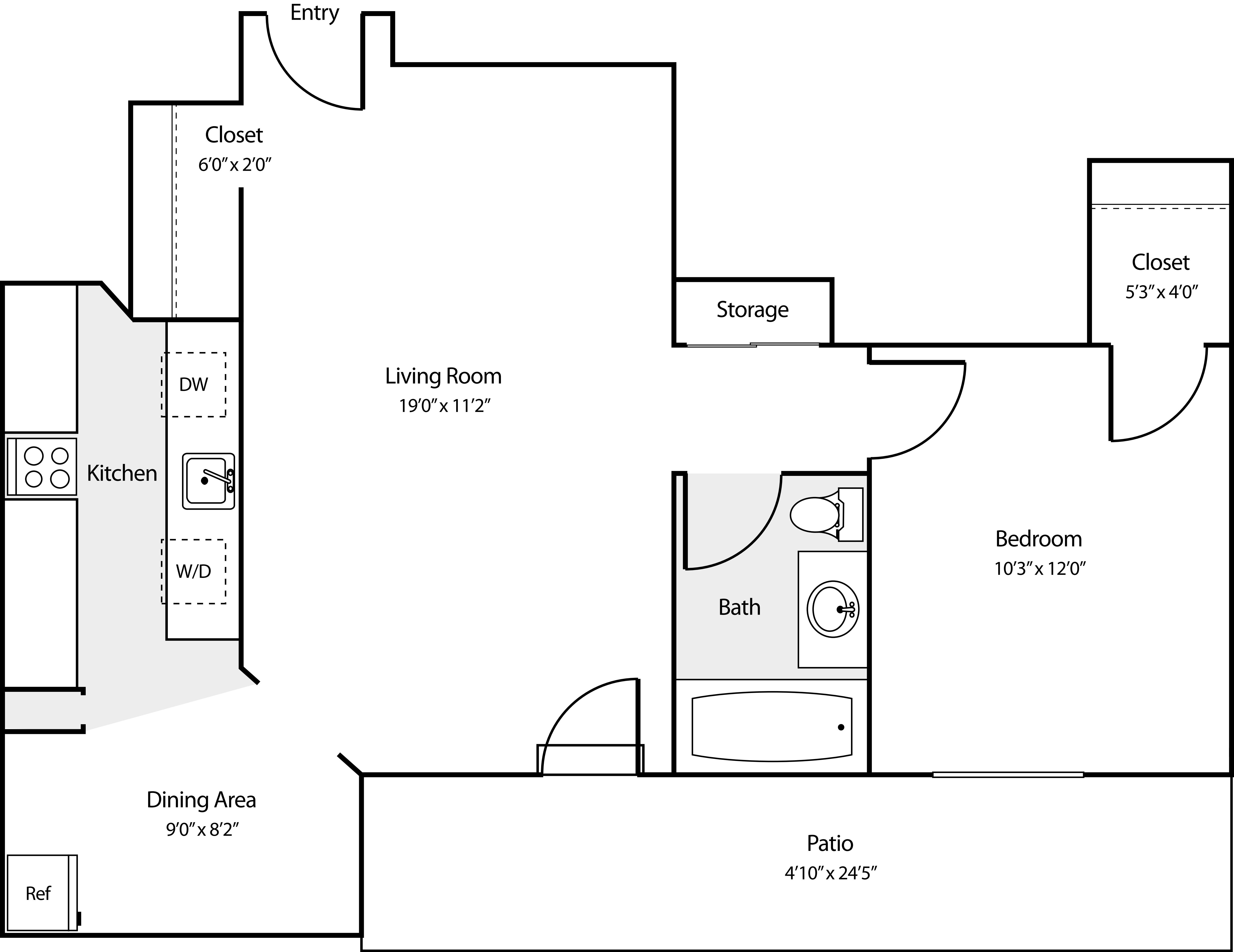 1 Bedroom CC