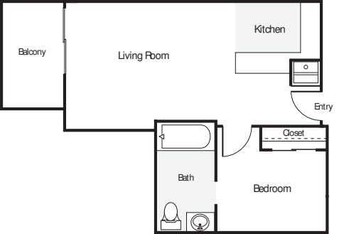 1 Bedroom A