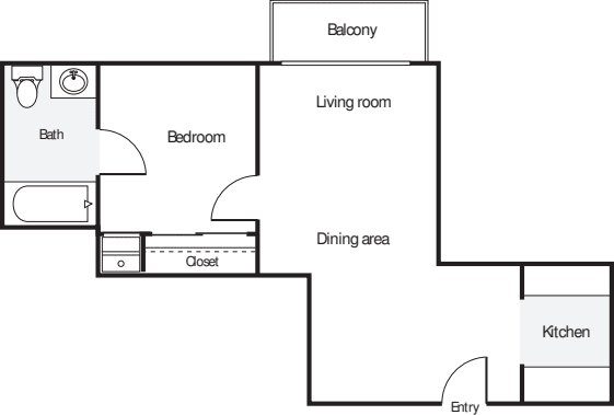 1 Bedroom L