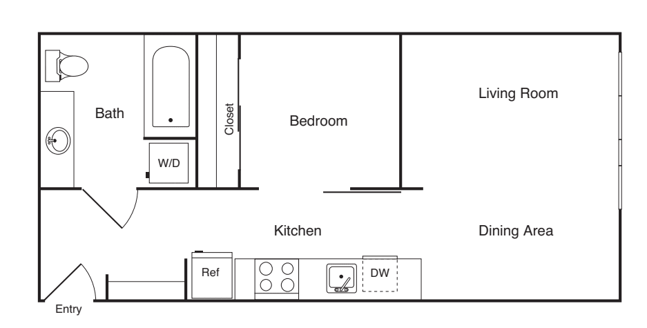 Square One Apartments in Roosevelt, Seattle - 1020 NE 63rd Street