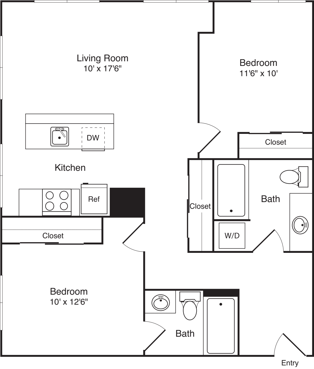 2 Bedroom E