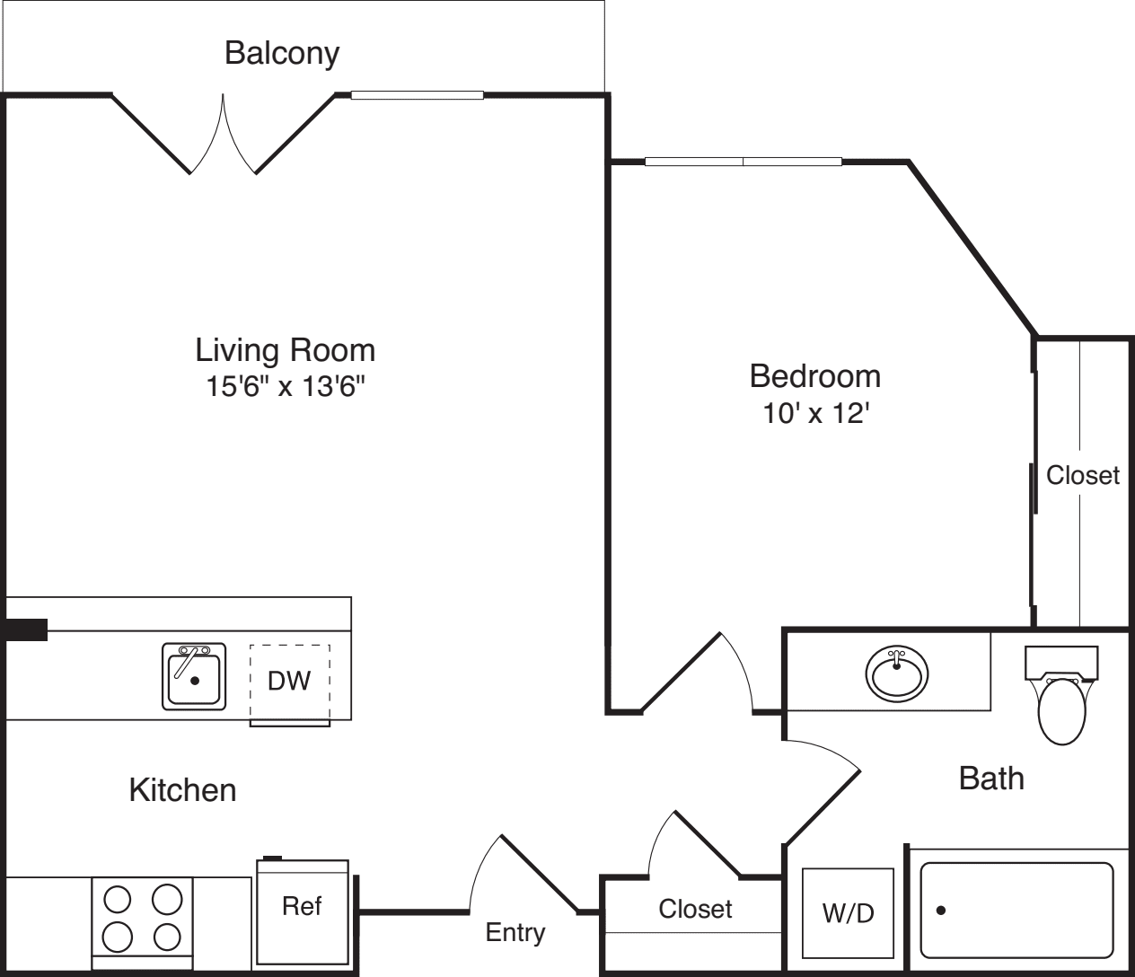 1 Bedroom C