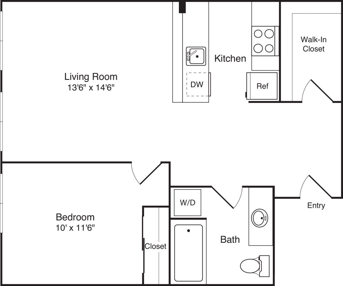 1 Bedroom G