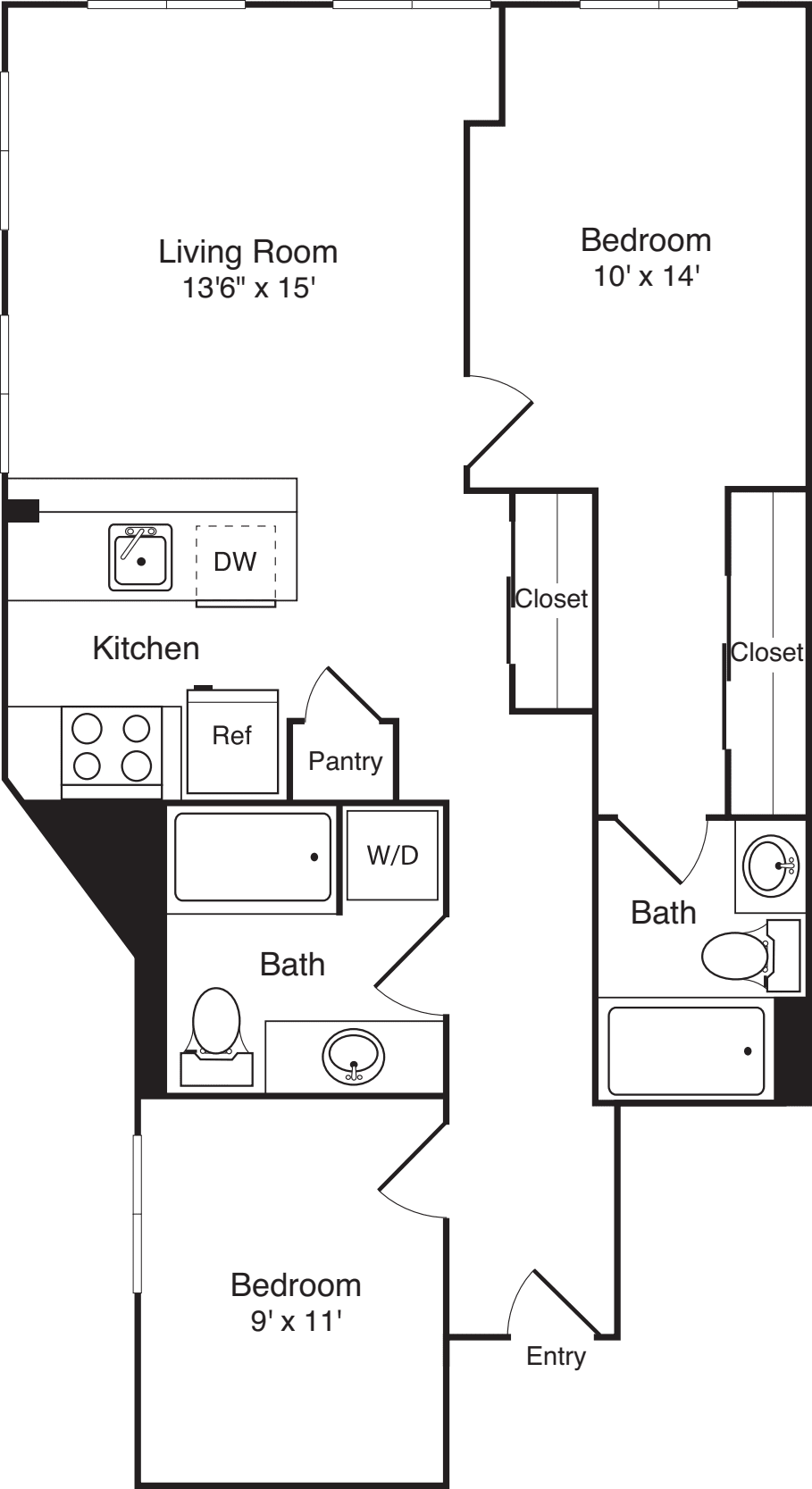 2 Bedroom J