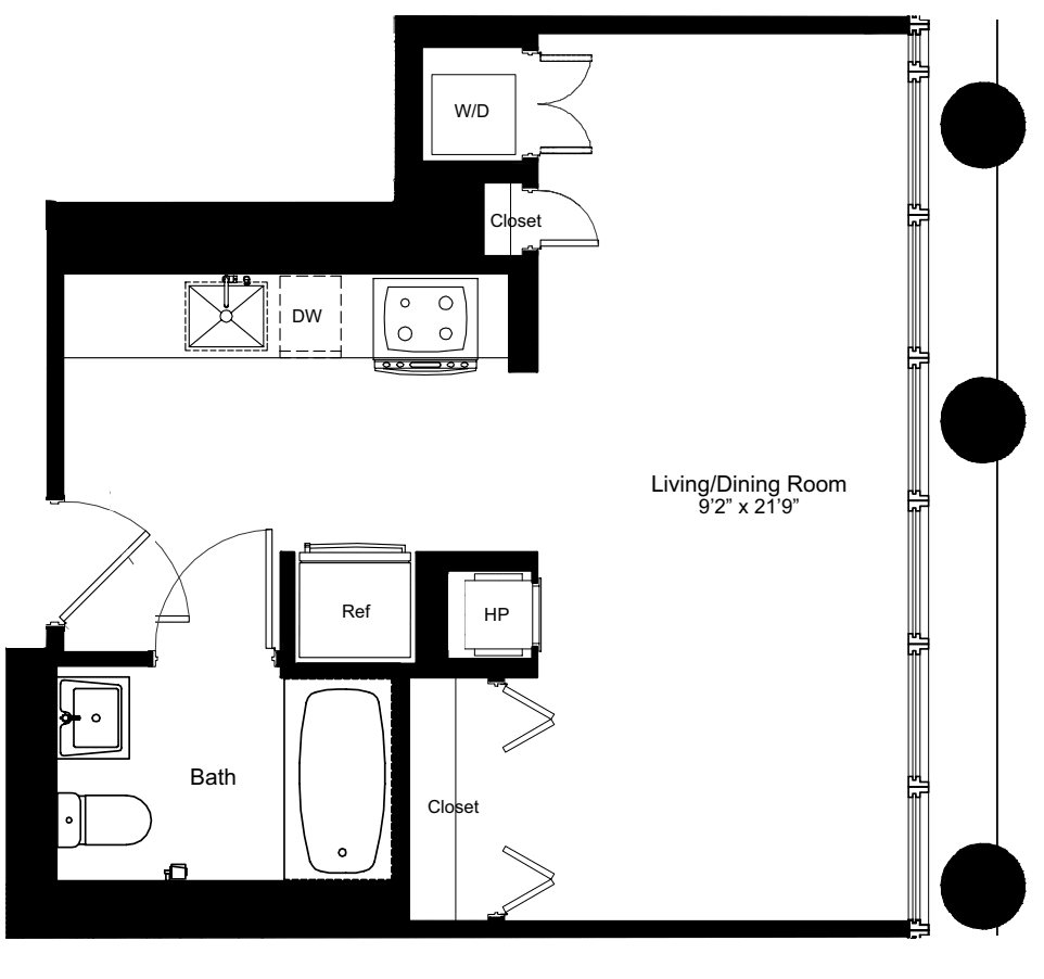 Studio D 4 floorplan