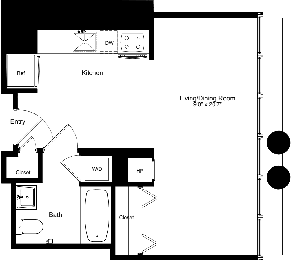 Studio B 4 floorplan