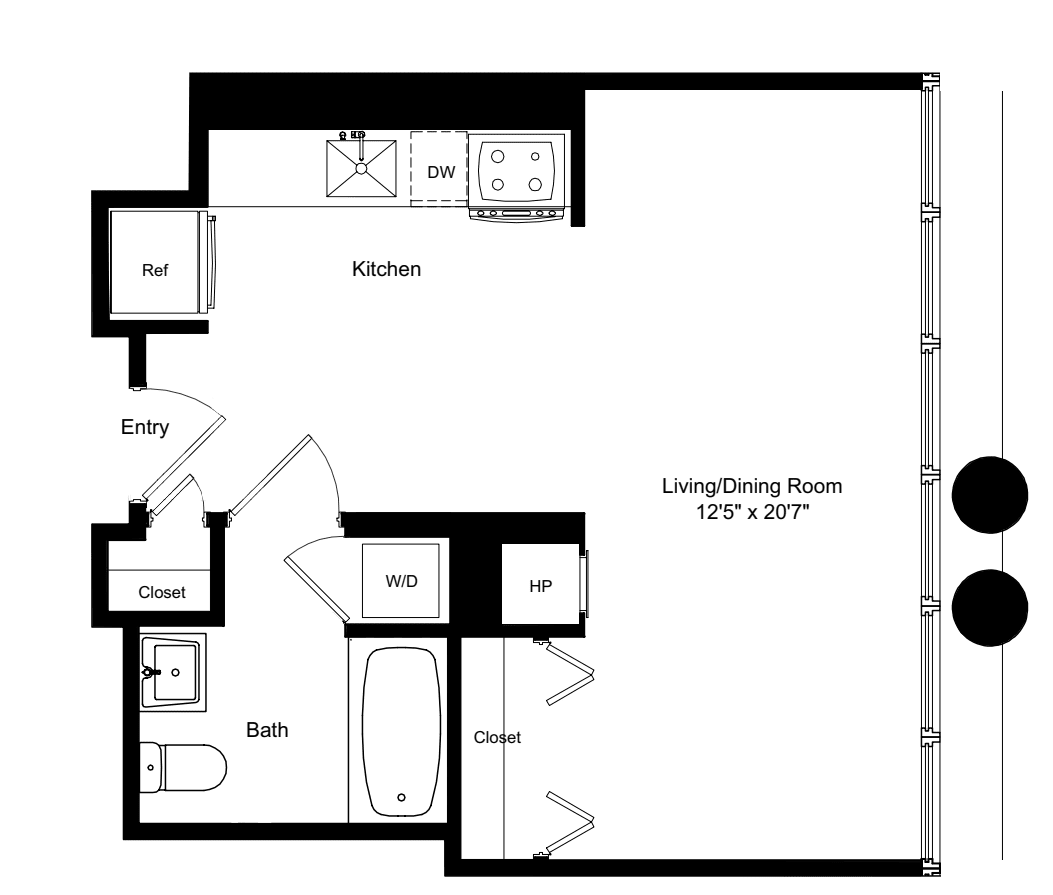 Studio B 2 floorplan