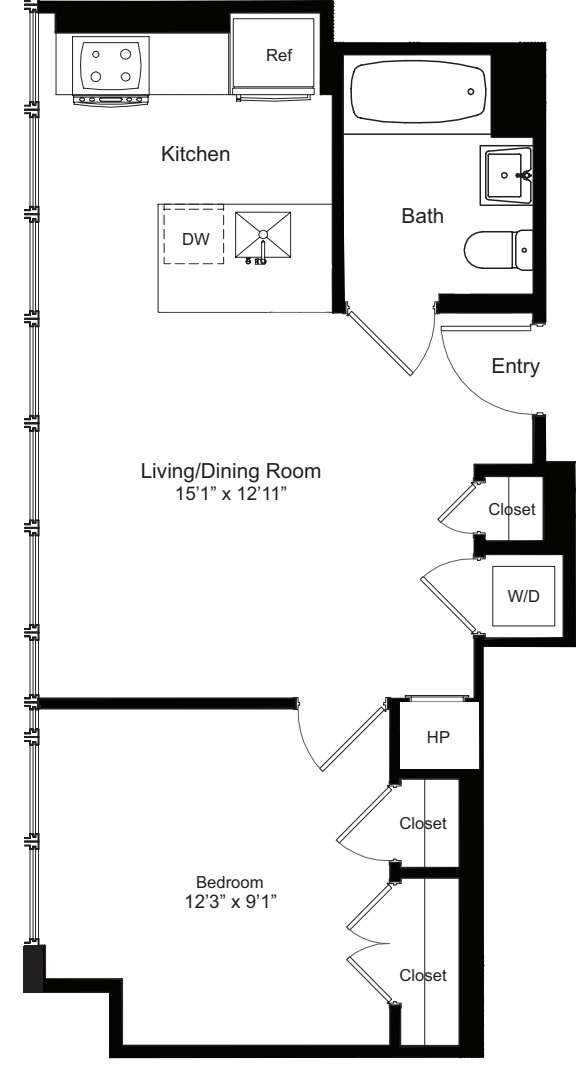 One Bedroom C 15-20