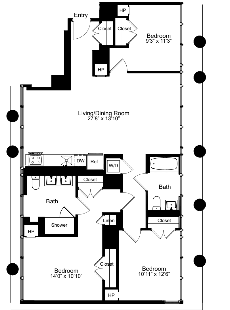 Three Bedroom A 20 floorplan