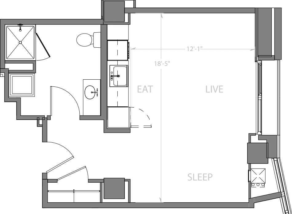 315 on A Apartments in Fort Point, South Boston 315 A Street Up to