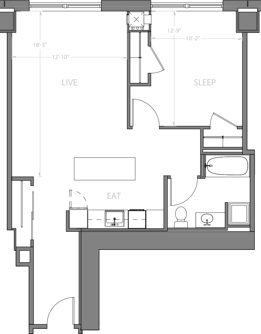 1 Bedroom I