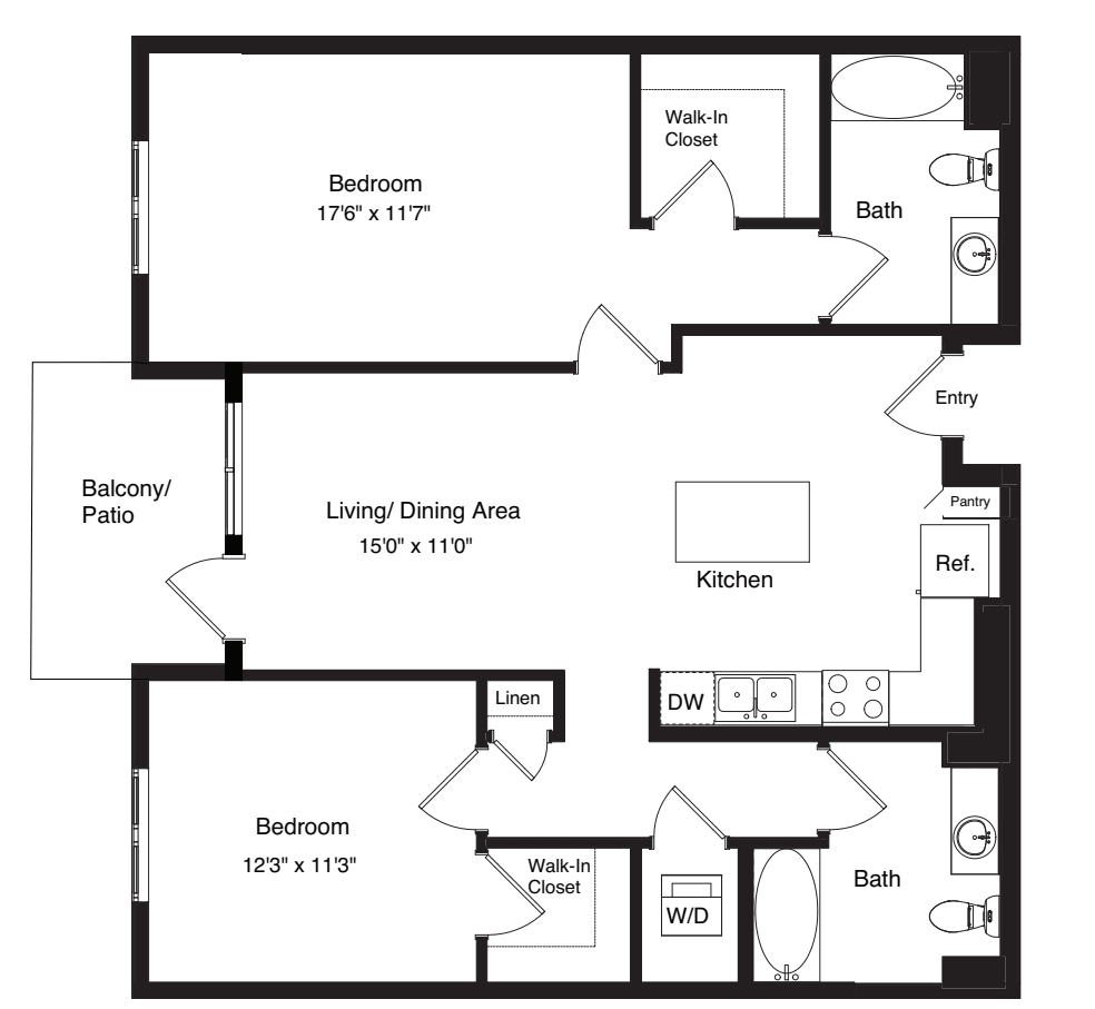 Podium B1 Alt 3 floorplan