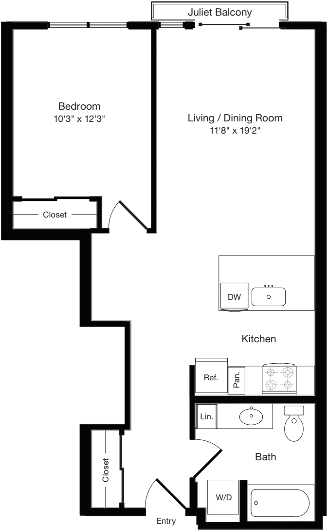 A4 West floorplan