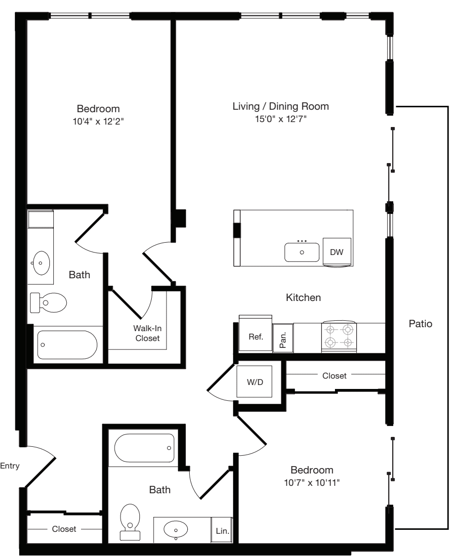 B1 West- Floor 2 floorplan