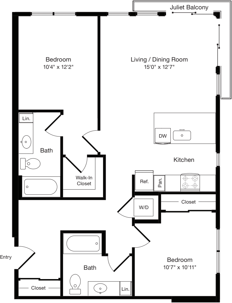 B3 West- Floors 5-6 floorplan