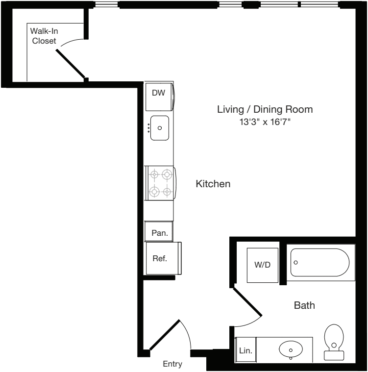 S3 West- Floor 6 floorplan