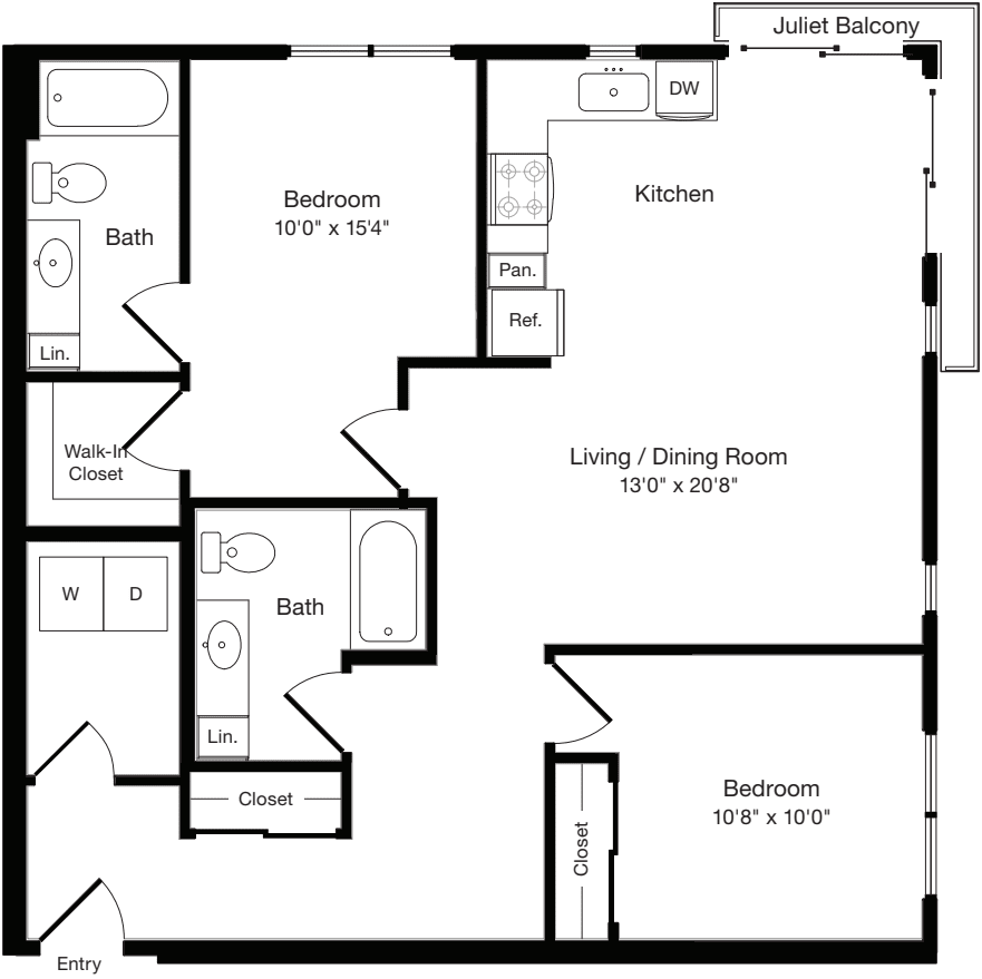 B2 East- Floors 5-6 floorplan