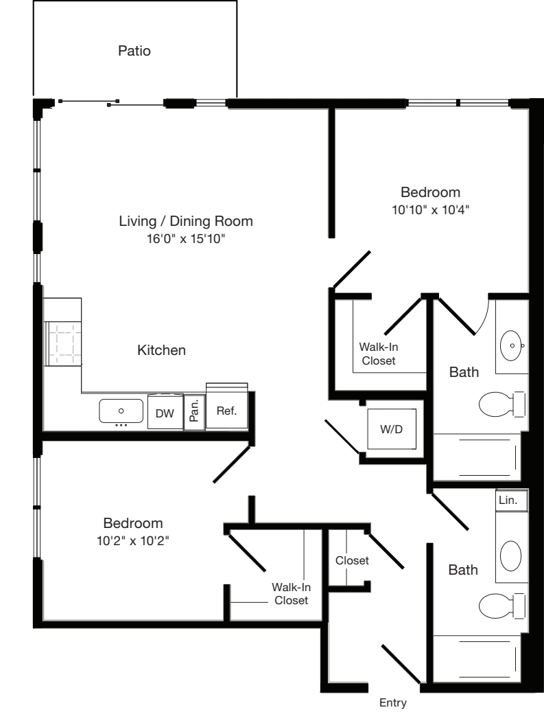 B1 East- Floor 2 floorplan