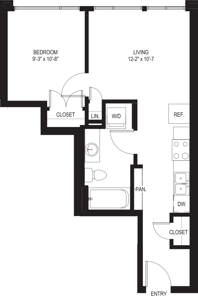 One Bedroom A4-A