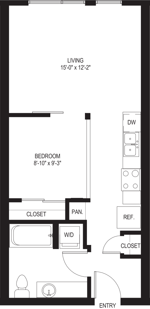 One Bedroom O1-C