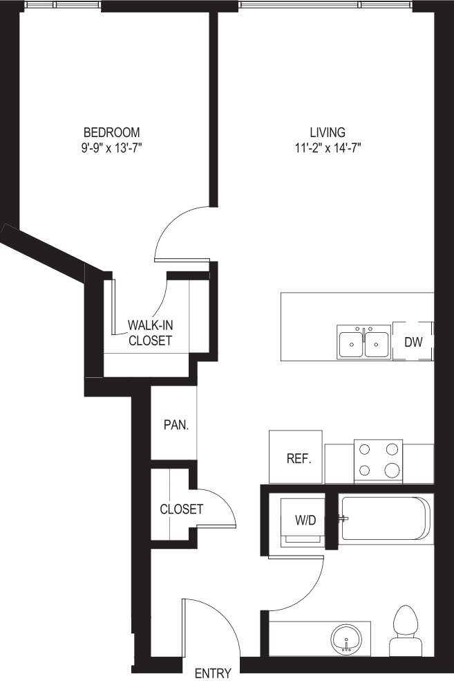 One Bedroom A2