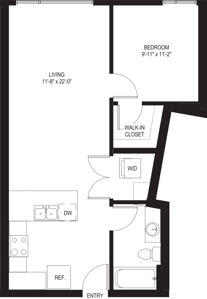 One Bedroom A1