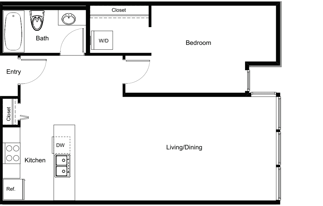 1 Bedroom D