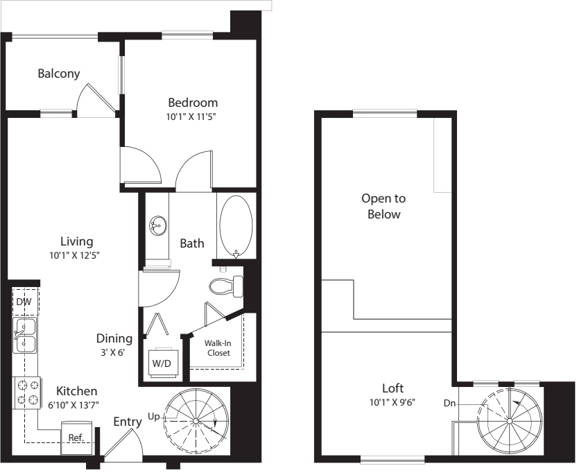 1 Bed- U01 Loft