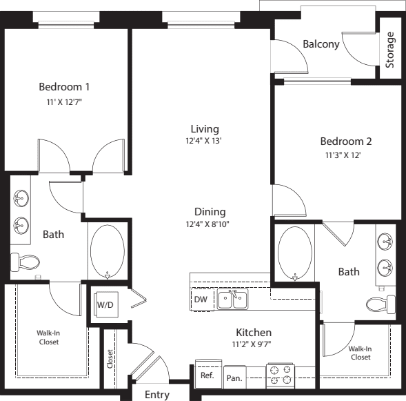 2 Bed- E03