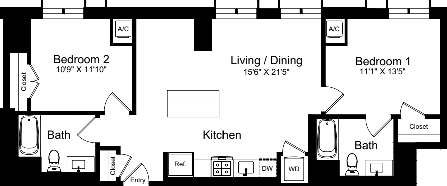 2 Bedroom E