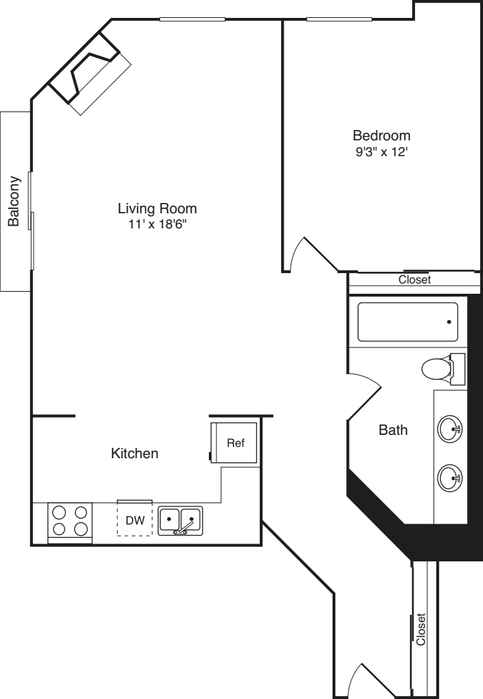 1 Bedroom A31