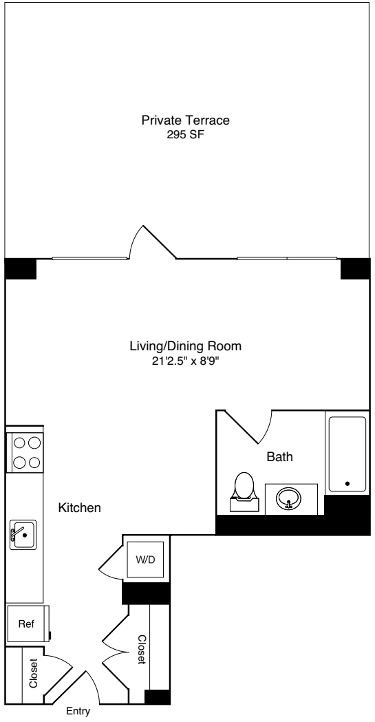 Studio Y floorplan