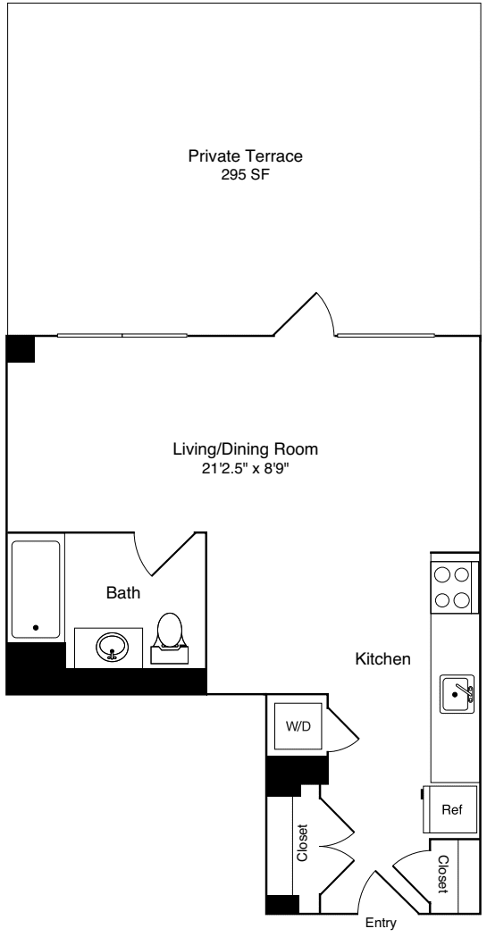 Studio Z floorplan