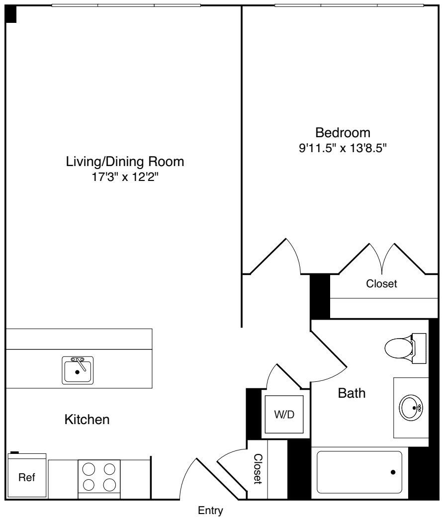 1 Bedroom D