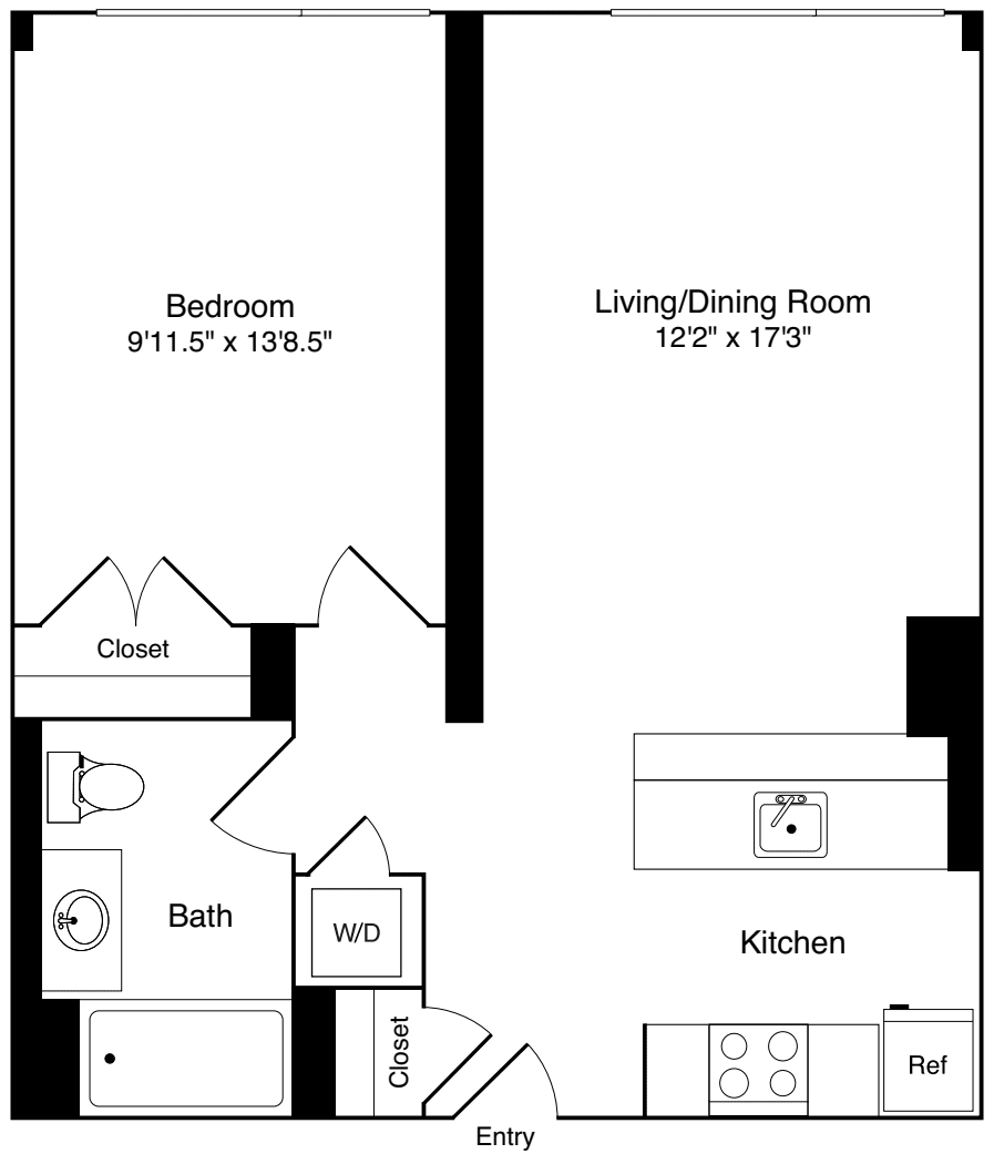 1 Bedroom K