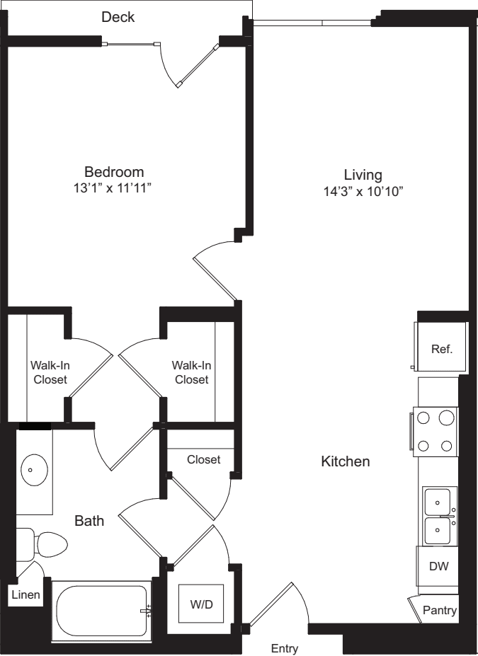 One Bedroom J