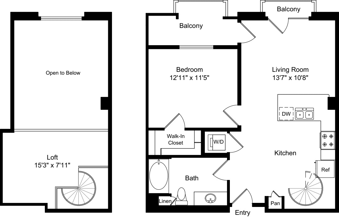A1.0 LOFT floorplan