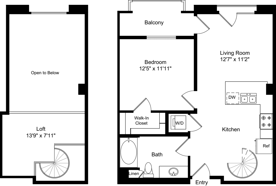 A1.1 LOFT floorplan