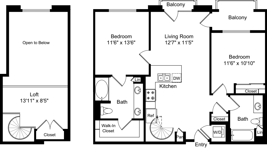 B1.0 LOFT A floorplan
