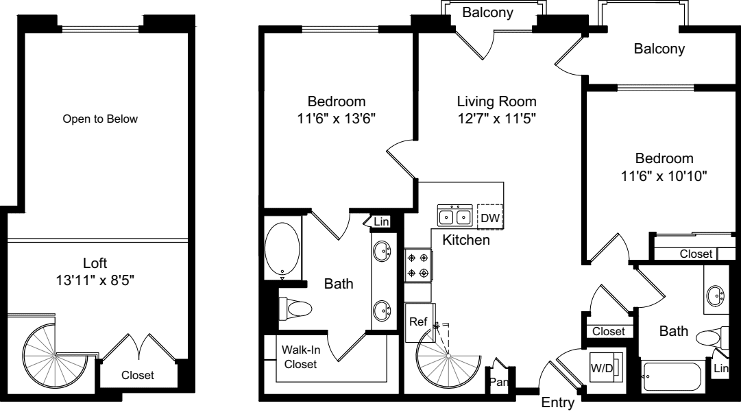 B1.0 LOFT B floorplan