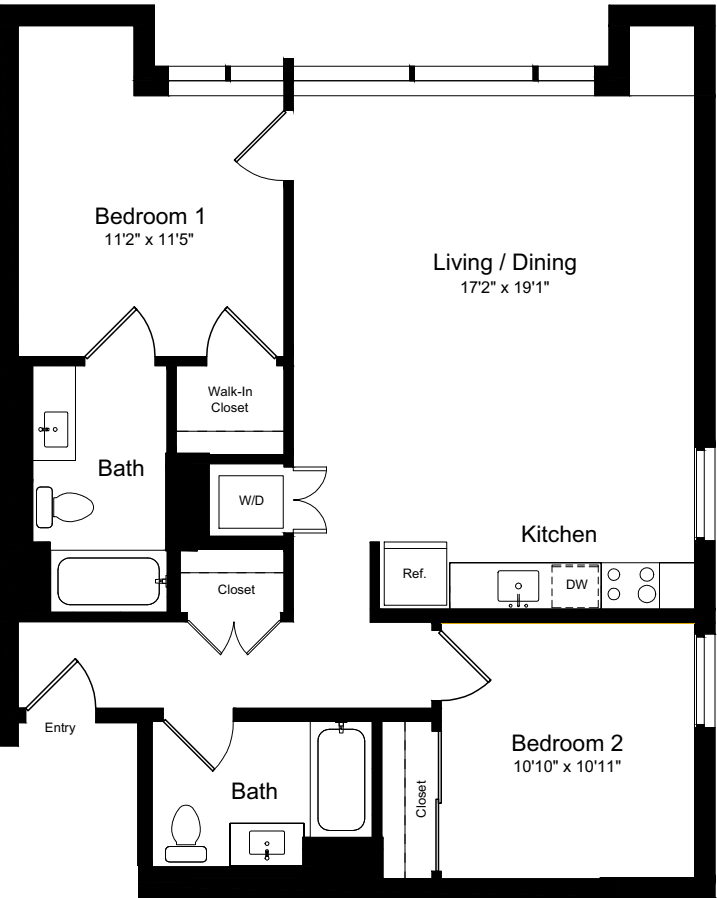 2 Bedroom H